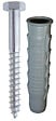 COTEKA - Boîte de 2 chevilles multimatériaux nylon 14x70mm + tirefond - vignette