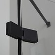 KIAMAMI VALENTINA - Cabine De Douche Sans Profilés 90X90 H190 Cm Noir Mat  | London - vignette