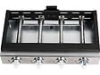 HABITAT ET JARDIN - Plancha "Presto 4" - 4 Brûleurs - 9.7kW - Gris - vignette