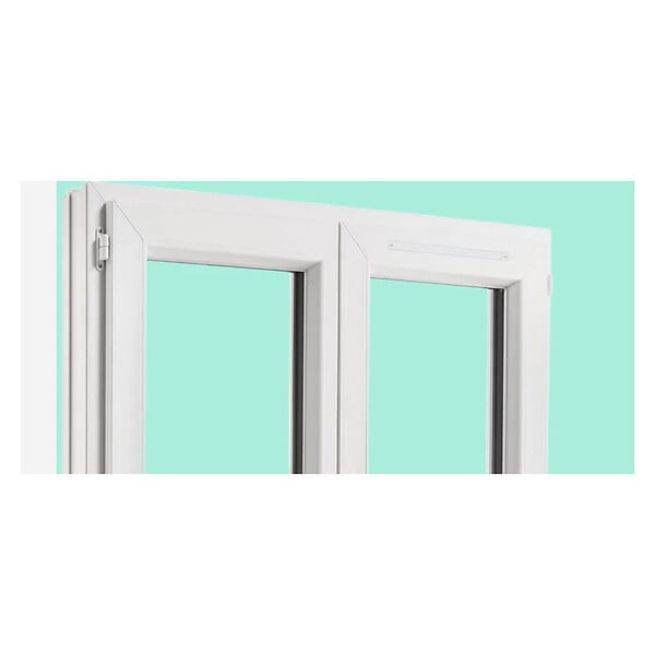 ANJOS - Plaque obturation POVM blanc pour entrée d'air petite entaille - 290x27mm - ANJOS 0155 - large