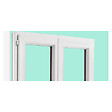ANJOS - Plaque obturation POE2A blanc pour entrée d'air grande entaille - 390x25mm - ANJOS 0149 - vignette