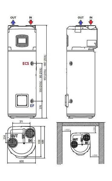 ARISTON - Chauffe-eau thermodynamique 250 L Nuos Plus Wifi - Ariston - large
