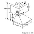 BOSCH - Hotte décorative 360m³/h BOSCH 60cm, BOSDWP64BC50 - vignette