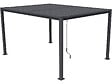 HABITAT ET JARDIN - Pergola bioclimatique autoportante avec lames orientables "Howard" - 3 x 4 m - Gris - vignette