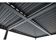 HABITAT ET JARDIN - Pergola bioclimatique autoportante en aluminium "Kensington" - 3 x 6 m - Gris - vignette