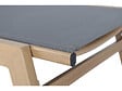 HABITAT ET JARDIN - Bain de soleil en aluminium imitation bois  "Elysia" - Gris - vignette