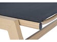 HABITAT ET JARDIN - Bain de soleil en aluminium imitation bois  "Elysia" - Noir - vignette