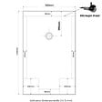 PLANETE BAIN - Receveur de douche extra plat noir en 90x140cm - vignette