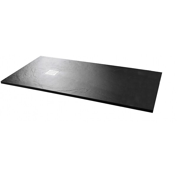 PLANETE BAIN - Receveur de douche à poser 80X160 cm noir taille xxl - large