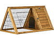 HABITAT ET JARDIN - Clapier poulailler "Biscotte" - 100 x 62 x 52 cm - Marron - vignette
