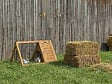 HABITAT ET JARDIN - Clapier poulailler "Biscotte" - 100 x 62 x 52 cm - Marron - vignette