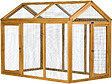 HABITAT ET JARDIN - Enclos extension en bois pour poulailler "Coco" - 6 poules - Marron - vignette