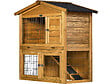 HABITAT ET JARDIN - Clapier poulailler en bois "Noisette" - 102 x 55 x 100 cm - Marron - vignette