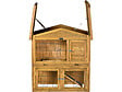 HABITAT ET JARDIN - Clapier poulailler en bois "Noisette" - 102 x 55 x 100 cm - Marron - vignette