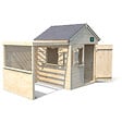 CERLAND - Maisonnette en bois Alpaga pour enfant avec pergola - vignette