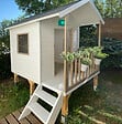 JARDIPOLYS - Cabane en bois Kangourou - Naturel - H.200xL.181xl.167cm - vignette