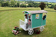 CERLAND - Maisonnette bois roulotte CARRY - L.262xl.155xH.203cm - vignette