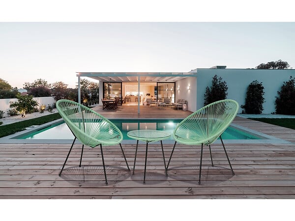 HABITAT ET JARDIN - Ensemble de jardin acapulco  "Liana" - 2 places - Vert clair - large
