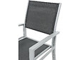 HABITAT ET JARDIN - Table extensible et chaises de jardin en aluminium "Lagos" - 200/320 x 105 x 76 cm - 12 places - Gris foncé - vignette