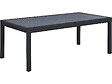 HABITAT ET JARDIN - Table extensible et chaises de jardin en aluminium "Lagos" - 200/320 x 105 x 76 cm - 10 places - Gris foncé - vignette