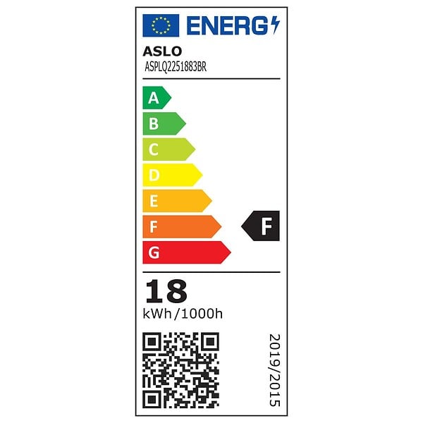 ASLO - Panneau LED Carré 225 x 225mm 18W 3000K Blanc chaud ASLO - large