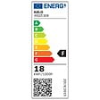 ASLO - Panneau LED Carré 225 x 225mm 18W 3000K Blanc chaud ASLO - vignette