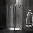 KIAMAMI VALENTINA - Cabine De Douche Angulaire 90X90 En Verre 6 Mm Sans Structure | London  - vignette