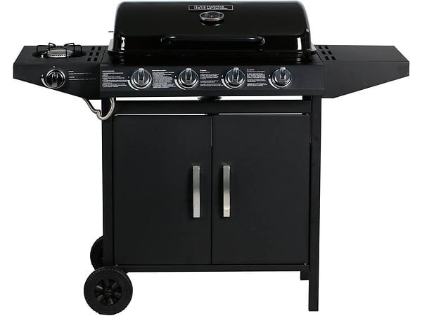 HABITAT ET JARDIN - Barbecue gaz "Festa 5" - 5 brûleurs dont 1 latéral - 12.9 Kw- Noir - large