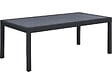HABITAT ET JARDIN - Salon de jardin repas extensible "Lagos" - 200/320 x 105 x 76 cm - 10 chaises - Taupe - vignette