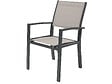 HABITAT ET JARDIN - Salon de jardin repas extensible "Lagos" - 200/320 x 105 x 76 cm - 10 chaises - Taupe - vignette