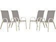 HABITAT ET JARDIN - Table et chaises de jardin en textilène "Cordoba XL 180" - Phoenix - 8 places - Gris - vignette