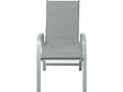 HABITAT ET JARDIN - Table extensible et chaises de jardin en aluminium "Lagos" - 200/320 x 105 x 76 cm - 12 chaises - Gris clair - vignette