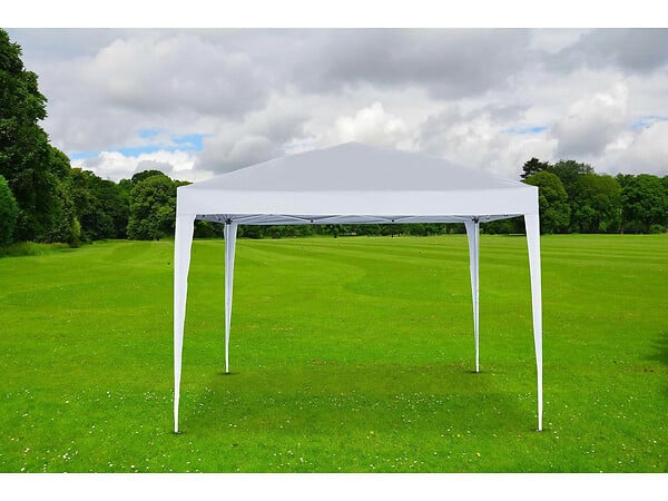 HABITAT ET JARDIN - Tonnelle de jardin "Natacha 3" - 9 m² - 3 x 3 m - Blanc - large