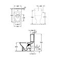 VILLEROY ET BOCH - Combipack O.NOVO Plus avec DirectFlush WC à poser en céramique - Sortie horizontale - Couleur : blanc - avec abattant coordonné. - vignette