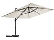 HABITAT ET JARDIN - Parasol jardin déporté en aluminium "Sky 4" - 3 x 4 m - Ecru - vignette