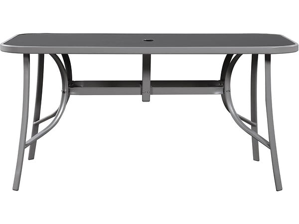 HABITAT ET JARDIN - Table de jardin "Cordoba" - 6 places - Argenté - large
