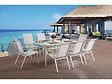 HABITAT ET JARDIN - Table de jardin "Cordoba" - Phoenix - 8 places - Blanc - vignette