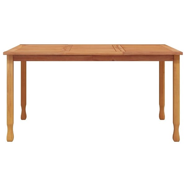 VIDAXL - vidaXL Table à dîner de jardin 150x90x75 cm bois massif de teck - large