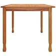 VIDAXL - vidaXL Table à dîner de jardin 150x90x75 cm bois massif de teck - vignette