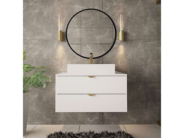 HABITAT ET JARDIN - Meuble de salle de bain "Ios" - 2 pièces - Blanc - large