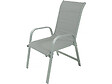 HABITAT ET JARDIN - Table extensible et chaises de jardin en aluminium "Lagos" - 200/320 x 105 x 76 cm - 10 chaises - Gris clair - vignette