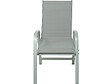 HABITAT ET JARDIN - Table extensible et chaises de jardin en aluminium "Lagos" - 200/320 x 105 x 76 cm - 10 chaises - Gris clair - vignette