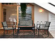 HABITAT ET JARDIN - Salon de jardin bas "Lino" - 4 places  - Gris - vignette