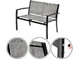 HABITAT ET JARDIN - Salon de jardin bas "Lino" - 4 places  - Gris - vignette