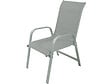 HABITAT ET JARDIN - Table extensible et chaises de jardin en aluminium "Lagos" - 140/280 x 90 x 76 cm - 8 places - Gris clair - vignette