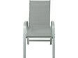 HABITAT ET JARDIN - Table extensible et chaises de jardin en aluminium "Lagos" - 140/280 x 90 x 76 cm - 8 places - Gris clair - vignette