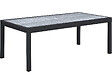 HABITAT ET JARDIN - Table extensible et chaises de jardin en aluminium "Lagos" - 200/320 x 105 x 76 cm - 10 chaises - Noir - vignette