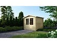 ALTANKA - Abri de jardin en bois - 6.25m2 - 2.5x2.5m - Ep. 28mm - Couleur: naturel - DOM521 - vignette