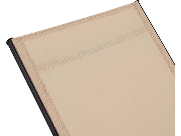 HABITAT ET JARDIN - Lot de 2 Bains de soleil en métal "Farniente" - Beige - large