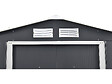 HABITAT ET JARDIN - Abri de jardin métal - "Vegas" - 7.06 m² avec panneaux solaires - Gris - vignette